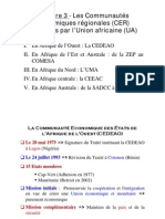 Chap3-Les Communautés Économiques Régionales (CER) PDF