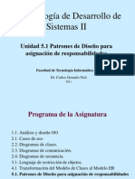 unidad 5.1 patrones de diseño  para asignación de responsabilidades ( 2011)