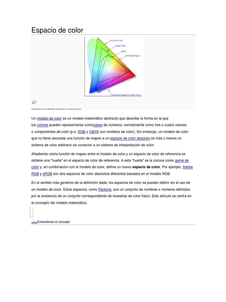 Espacios de Color: RGB y Más | PDF | Color | Medios de arte