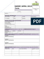 PACE Application Form F