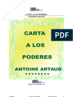 Carta A Los Poderes PDF