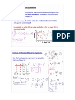 NOTES - Least Squares Regression