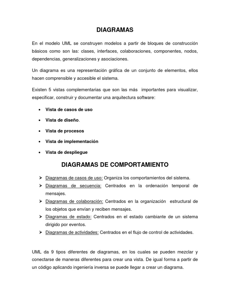 Tipos y Técnicas de Diagramas UML | PDF | Caso de uso | Lenguaje de ...
