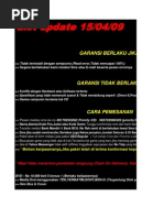List 9 May 2014 | PDF | Game & Aktivitas | Memasak, Makanan, & Anggur