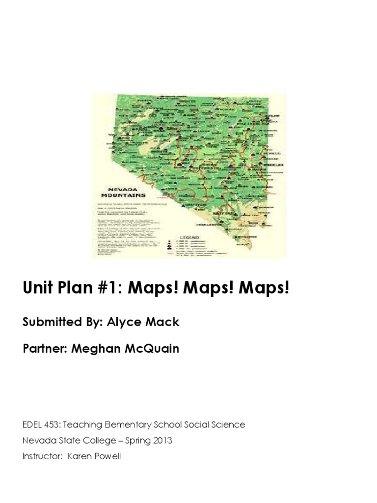 5th Grade Map Skills Unit | PDF | Lesson Plan | Understanding