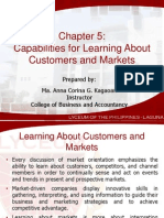 Chapter 5 Capabilities For Learning About Customers and Markets
