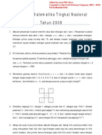 Osn Matematika SMP 2009