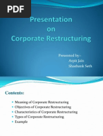 Corporate Restructuring Ppt