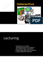 Delivering Lecture