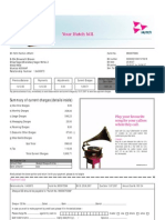 Summary of Current Charges (Details Inside) : Payment Slip