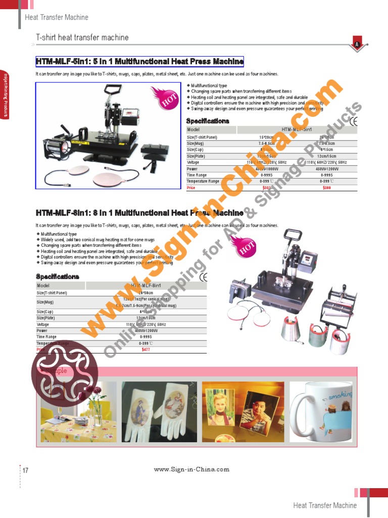 Presse à Chaud 8 En 1 Pour Transferts Thermiques - Format 30x25 Cm, Idéale Pour Textiles Et Objets