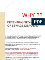Decentralised Methods of Sewage Disposal