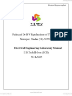 Electrical Engineerig Lab Manual-IIECE