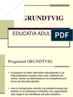 Grundtvig - Educatia Adultilor