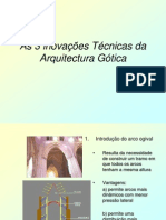 Inovacoes Tecnicas Da Arquitectura Gotica