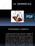 Programarea Dinamica