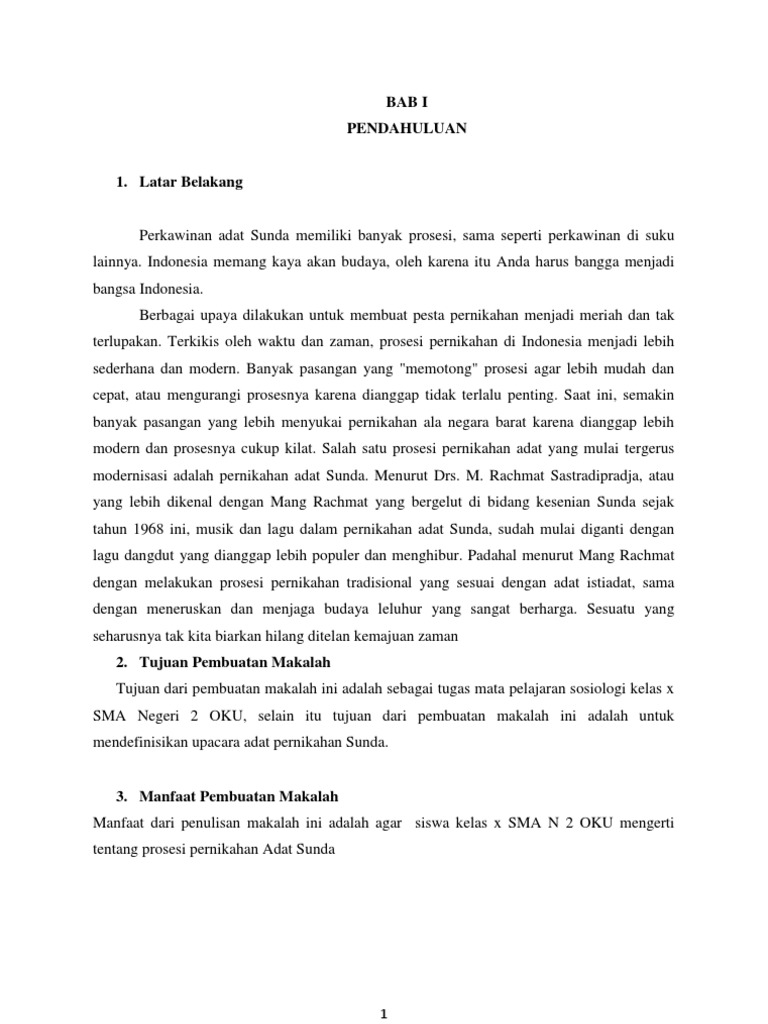 Pernikahan Adat Sunda Puput