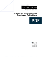 Database Definitions