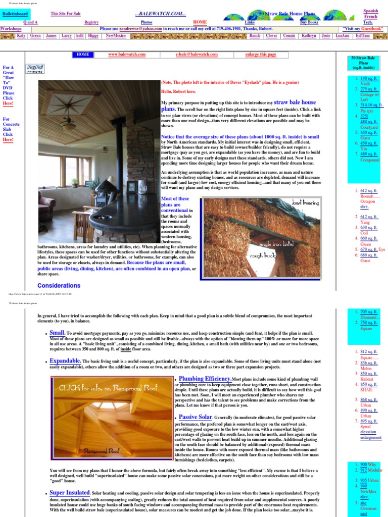 50 Straw Bale House Plans Framing Construction Beam