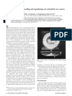 A New Method for Recording and Reproducing Cast Orientation on a Survey