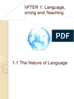 CHAPTER 1: Language, Learning and Teaching
