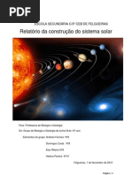Relatorio Sistema Solar