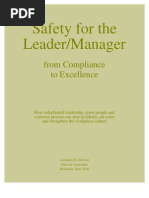 Safety For The Leader & Manager FR Compliance To Excellence - Dawson Associates