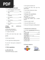 Test IV Odd Unit 3