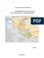 Realitati Geostrategice in Caucazul de Sud. Conflicte Inghetate: Nagorno Karabah