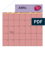 Abril y Mayo