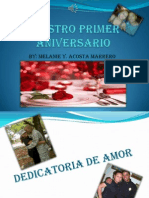 Nuestro Primer Aniversario