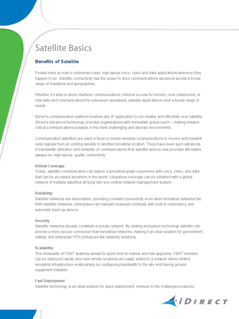 Satellite Basics | PDF