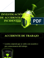 Investigación de Accidentes e Incidentes
