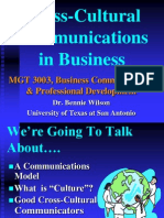 Cross-Cultural Comm in Business