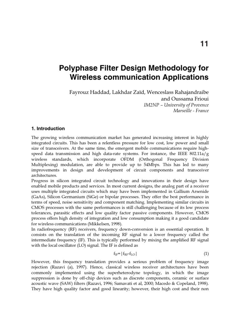 Filters | PDF | Signal Processing | Electronic Engineering