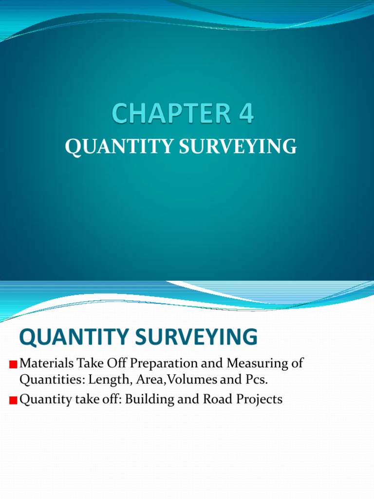 dissertation ideas for quantity surveying