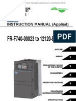 Mitsubishi A700 Series VFD Manual