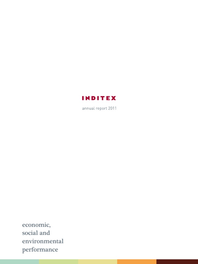 Grupo INDITEX Annual Report Inditex 2011 | PDF | Supply Chain ...