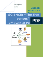 Unit Clil -FIVE SENSES- 2º cycle