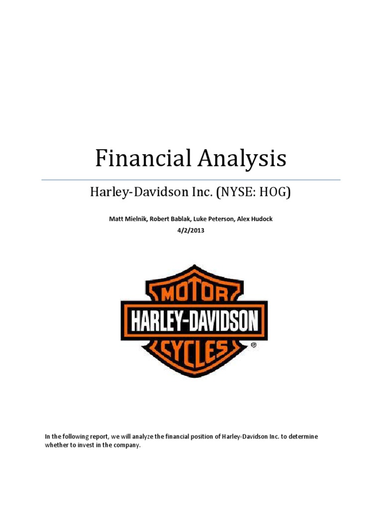 Harley-davidson case study questions and answers picture