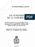 Funciones de La Conciencia Jose Luis Pinillos