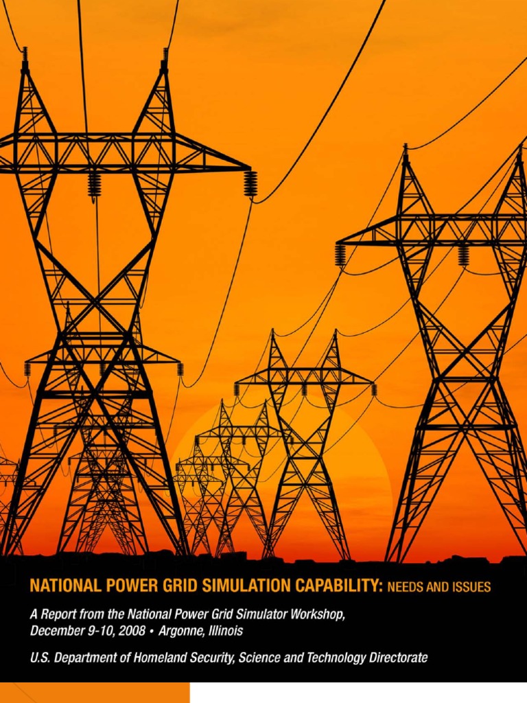 Power Grid Brochure | PDF | Simulation | Electrical Grid