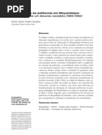 A concepção de politecnia em Moçambique