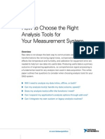 7-How To Choose Analysis Tools