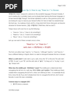 Download Learn Korean Ep 1 How to say Have to in Korean by Billy Go SN137998560 doc pdf