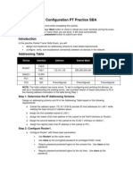 ENetwork Basic Configuration PT Practice SBA