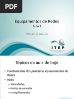 Aula2 - Equipamentos de Redes - Hubs