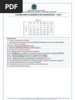 Calend��rio 2013 UFGD