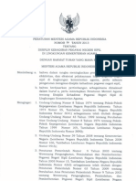 PMANo. 28 Tentang Disiplin Kehadiran Pegawai Negeri Sipil Di Lingkungan Kemenag Tahun 2013