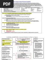 Newborn Sepsis Clinical Practice Guideline